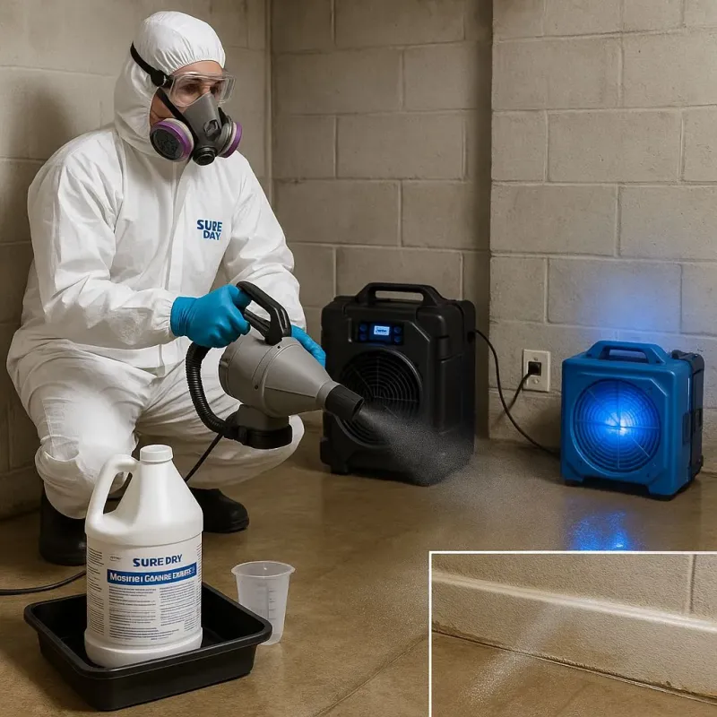 Sanitization and Odor Removal process in Suffolk, VA